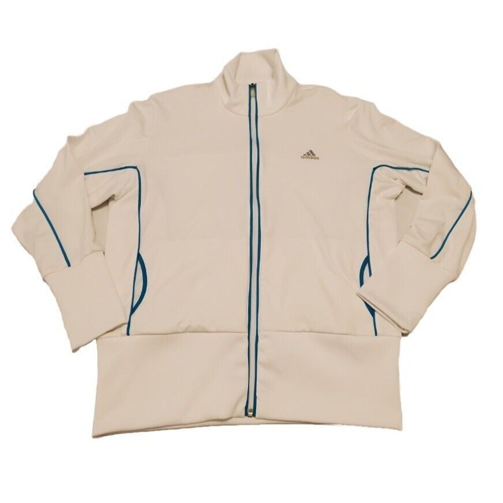 Vintage Adidas Supernova Clima365 Womens Track Jacket White Sz L